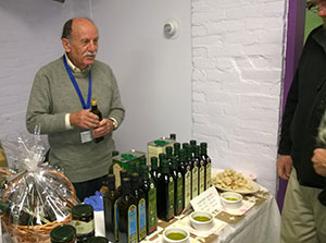 Vasilios Contis at a supermarket tasting