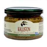 a jar of Chalkidiki green olive tapenade